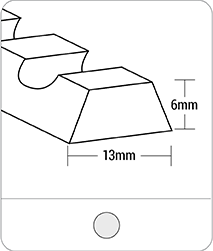 Tracking guides - AMOD PU - gekerbt